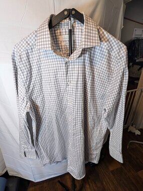 Collection By Michael Strahan XL Men’s Long Sleeve Button Up Reg Fit 17 (32/33)